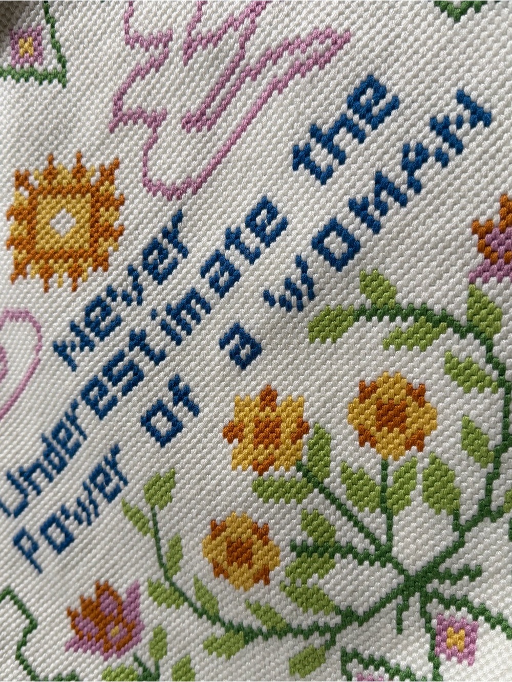 Stoned Immaculate Needlepoint Pillow Cover - Picture 3 of 7